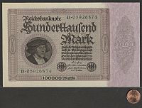 Germany, P-83a, Feb 1, 1923 100,000 Mark(200)size reference.jpg